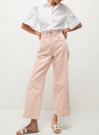 Veronica Beard - Taylor Cropped High Rise Wide Jean