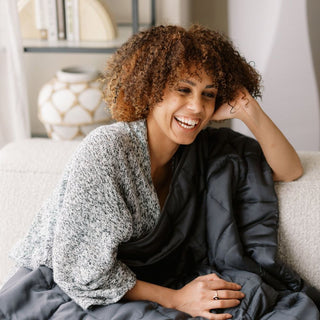 ARDO Cooler Weighted Blanket - Blue Grey