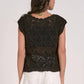 Elan - CROCHET CAP SLEEVE SWEATER