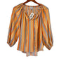 Current Air - Multi Stripe Round Neck Blouse