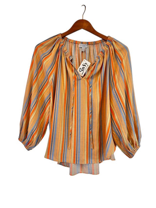 Current Air - Multi Stripe Round Neck Blouse