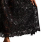 Eva Franco - Embroidered Lace Shine Maxi Skirt