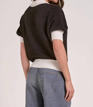 Elan - Rita Three Quarter Sleeve Top