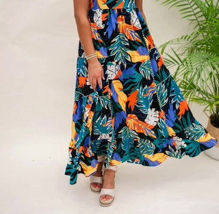 Entro - Floral Maxi Sundress