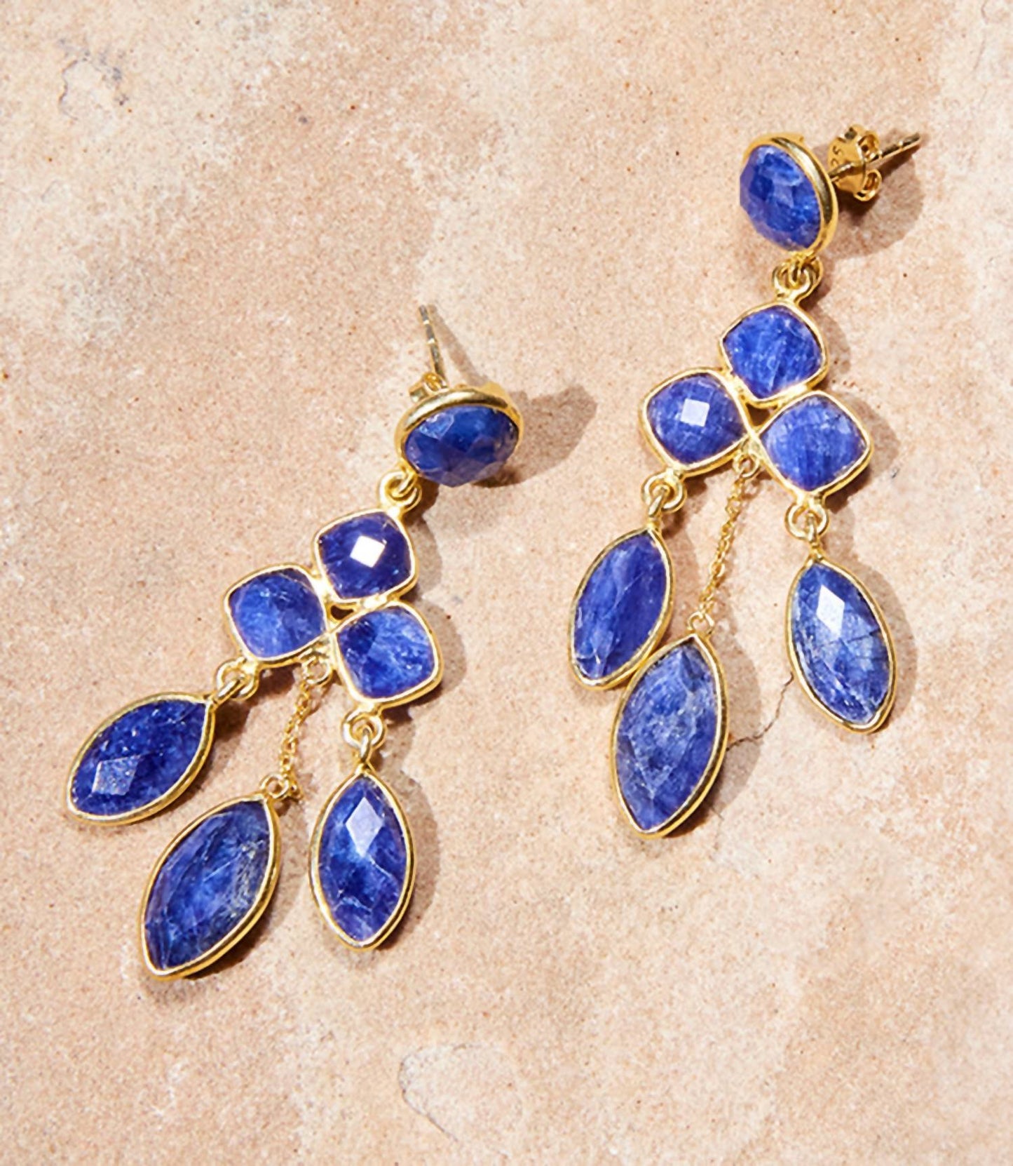 Felix Z - Chandelier Gemstone Earrings