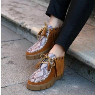 Geox - Goula Brogues Python Booties