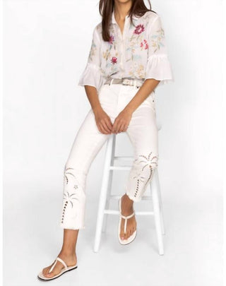 Johnny Was - THE CROPPED BABY BOOT JEAN PARADISE PALMAS