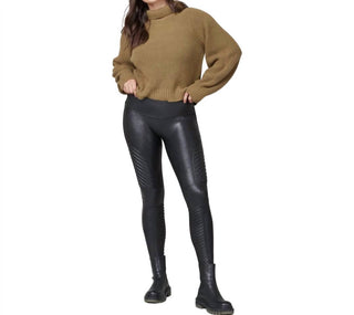 Spanx - Faux Leather Moto Leggings