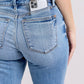 Judy Blue - Midrise Vintage Wash Slim Fit Pant