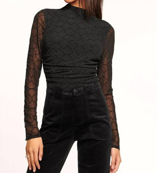 Ramy Brook - Opal Diamond Velvet Long Sleeve