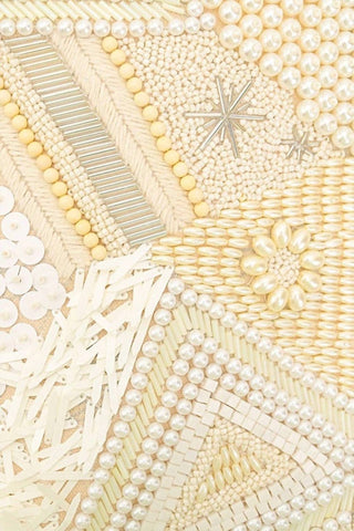 America & Beyond - Women's Embellished Shoulder Bag