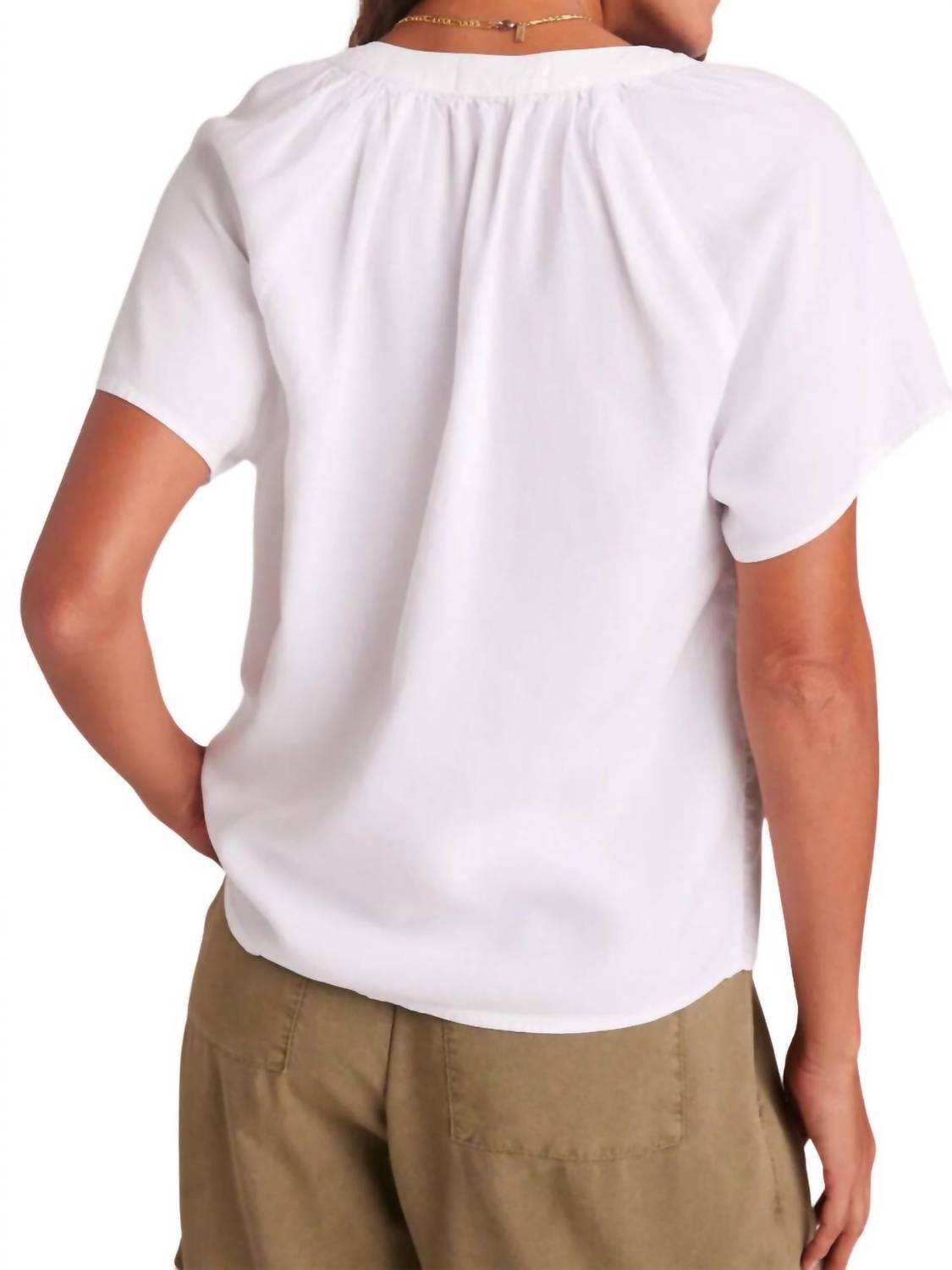 Bella Dahl - Flowy Short Sleeve Pullover Top