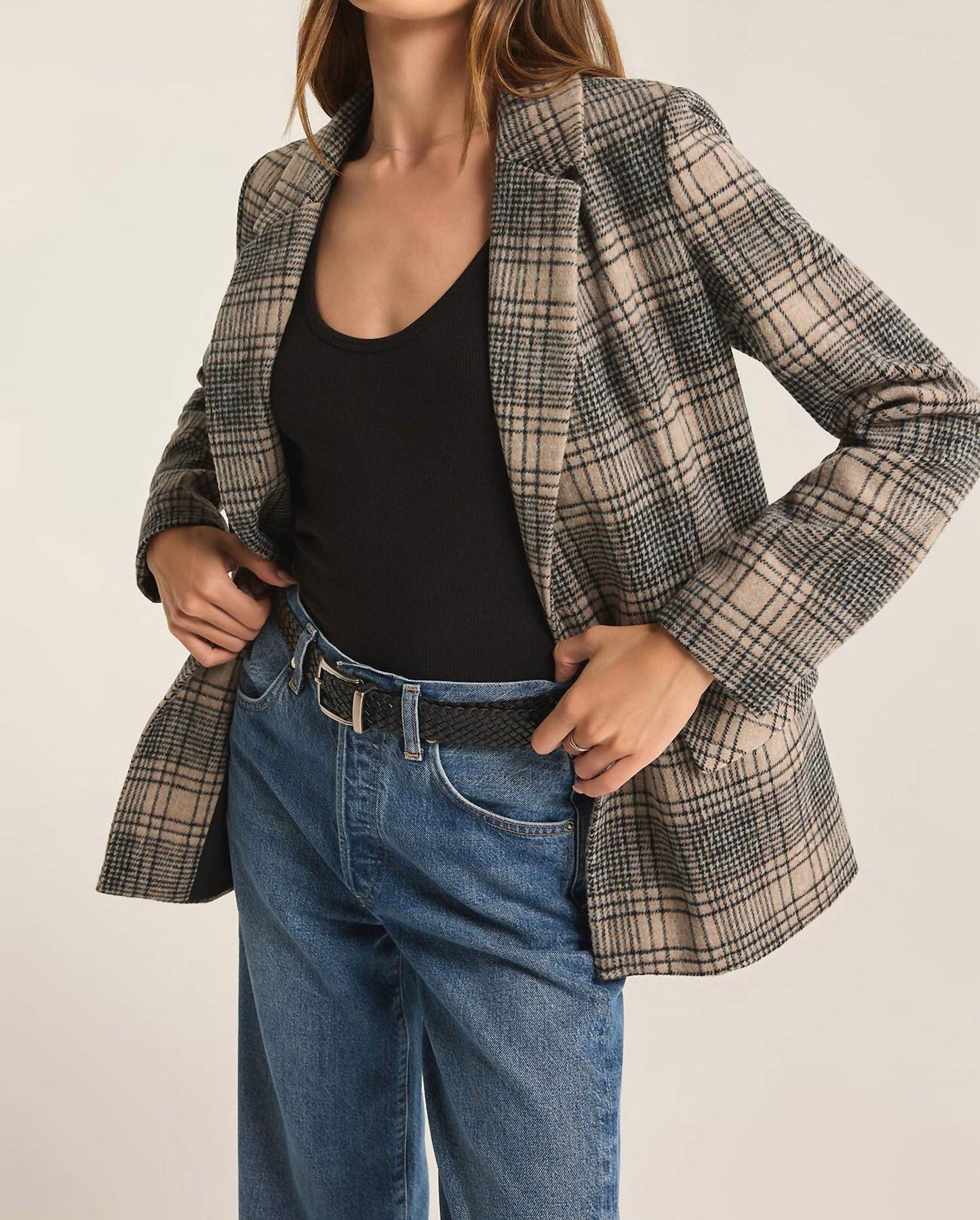 Z Supply - Kingston Relaxed Plaid Blazer