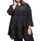 On The Plus Side - Printed Matsin Tunic - Plus