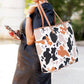 Viv & Lou - Women's Herd That Cow Print Hayden Tote