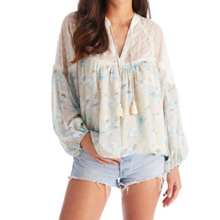 Allison New York - Gwyneth Tie Blouse