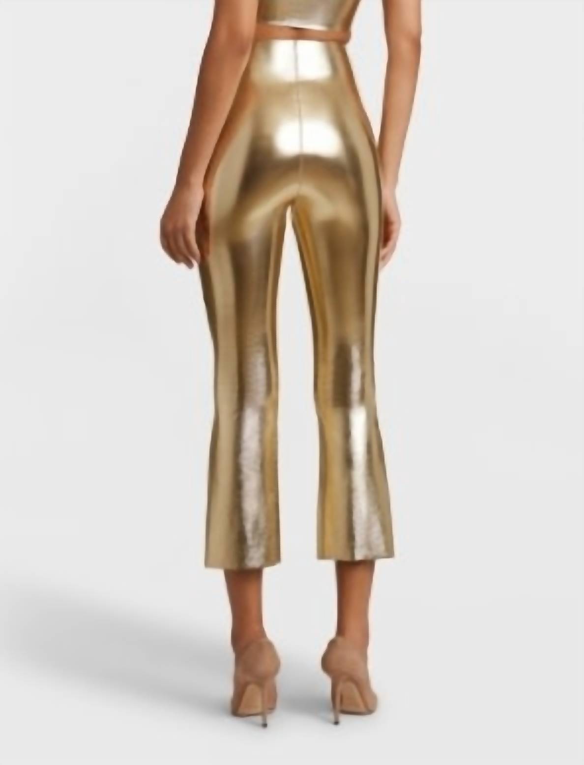 Commando - Faux Leather Cropped Flare