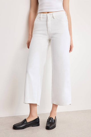 Good American - Good Waist Cropped Palazzo Jeans