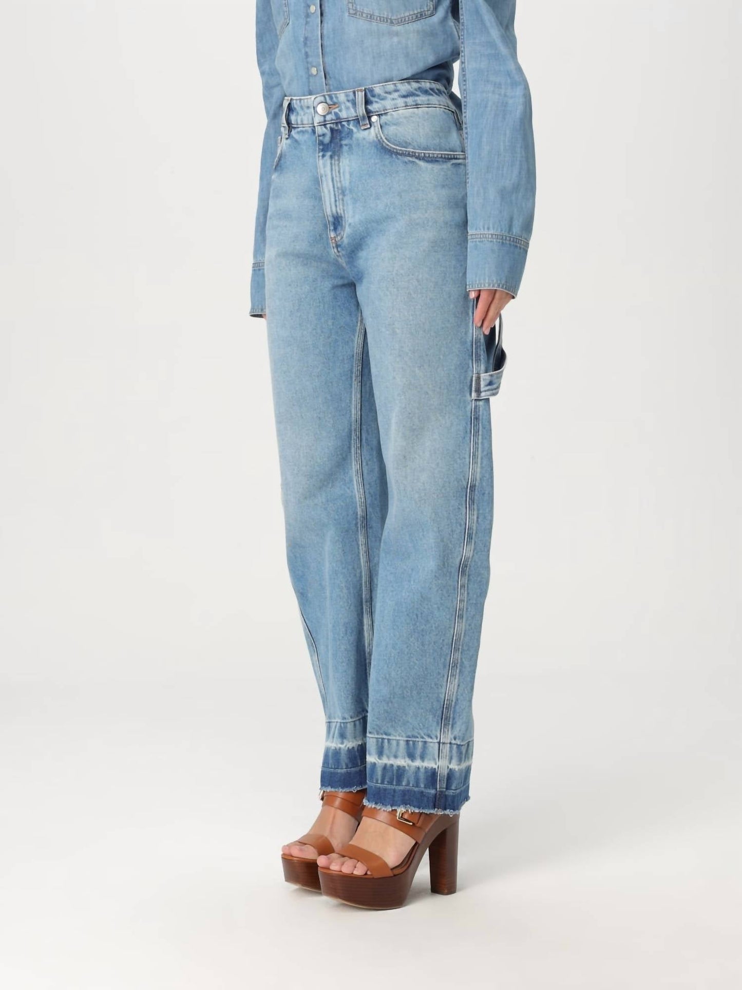 Stella Mccartney - Vintage Wash Denim Banana Jeans