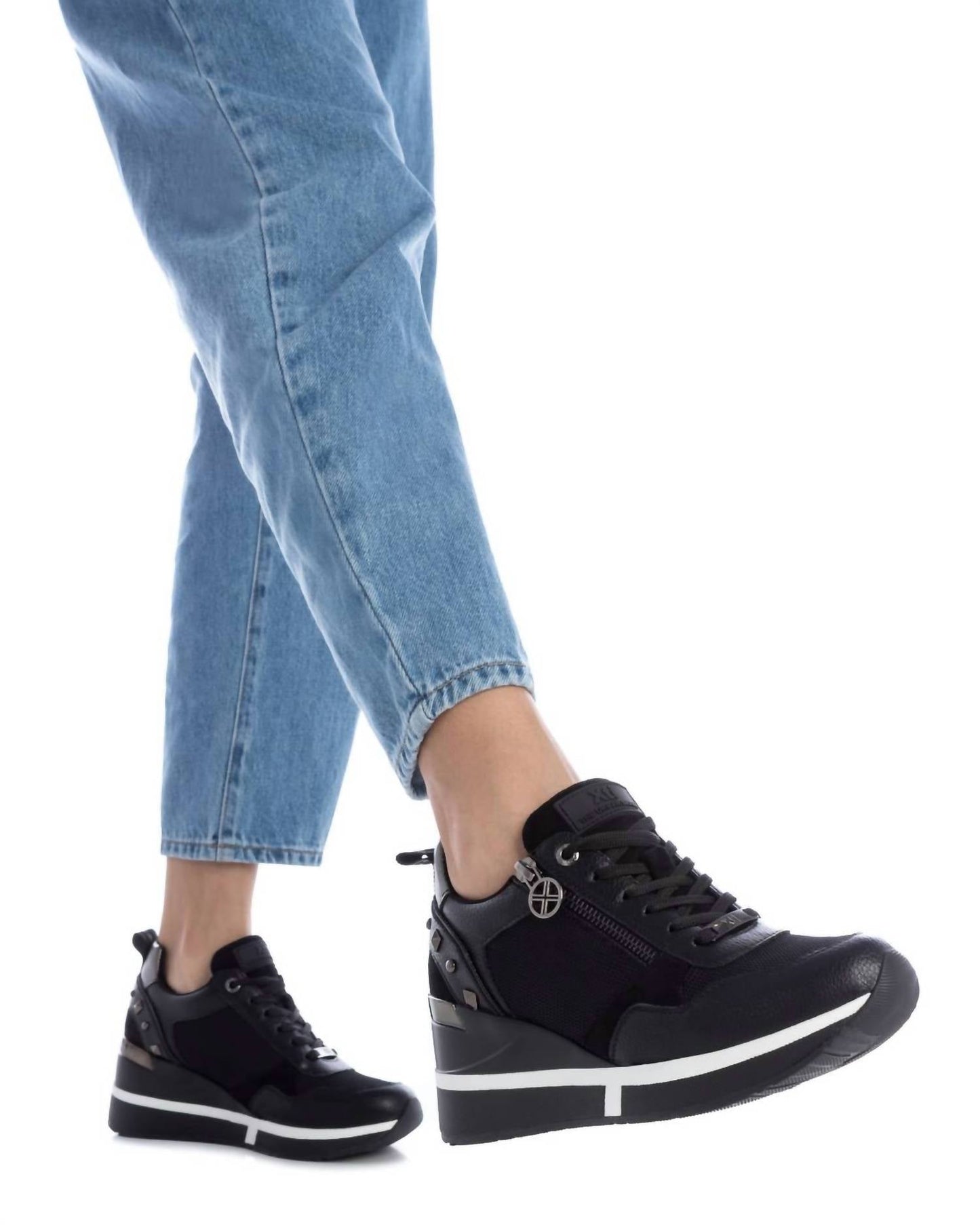 Xti - Women's Casual Wedge Sneakers