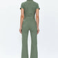 Pistola - Martina Short Sleeve Flare Jumpsuit