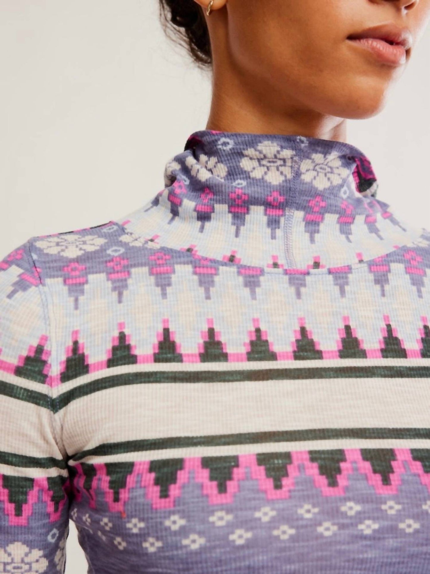 Free People - Breathe Easy Printed Layer Top