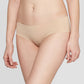Auden Women's Invisible Edge Cheeky Underwear in Pearl Tan Size L