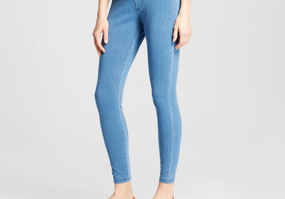 A New Day Light Blue High Waisted Jeggings for Women Size M