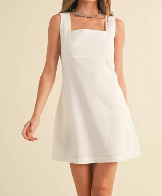 Miou Muse - Gracie Square Neck Mini Dress