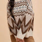 Blu Pepper - Fairisle Loose Sweater