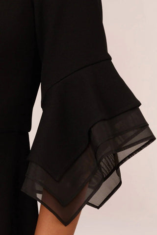 Adrianna Papell - Off Shoulder Flounce Sleeve Jumpsuit