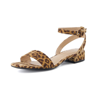 Cushionaire - Nila One Band Ankle Strap Block Heels