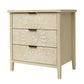 3 Drawer Cabinet - Natural Wood Finish