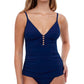 Profile By Gottex - V-Neck Shirred Tankini Top
