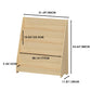 4 Tier Bookshelf Toddler Book Display Shelves