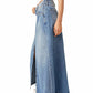 Free People - Come As You Are Denim Maxi Skirt