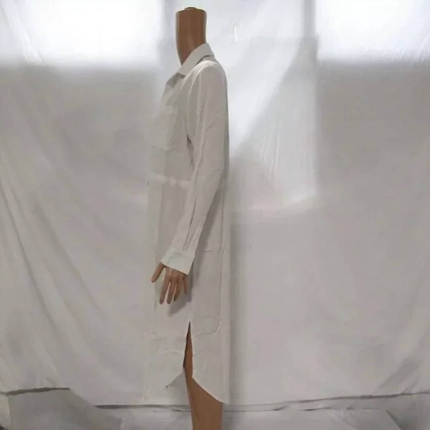 Barefoot Dreams - Women's Linen Blend Cinched Shirt Dress