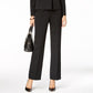 Le Suit Women's Pinstriped Dress Pants Black Size 10