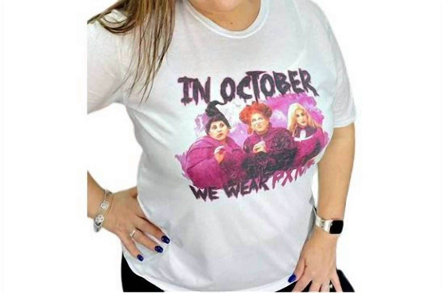 Southern Chic - In October We Wear Pink Hocus Pocus Tee