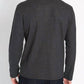 Jachs New York - Brushed Waffle Long Sleeve Henley Shirt