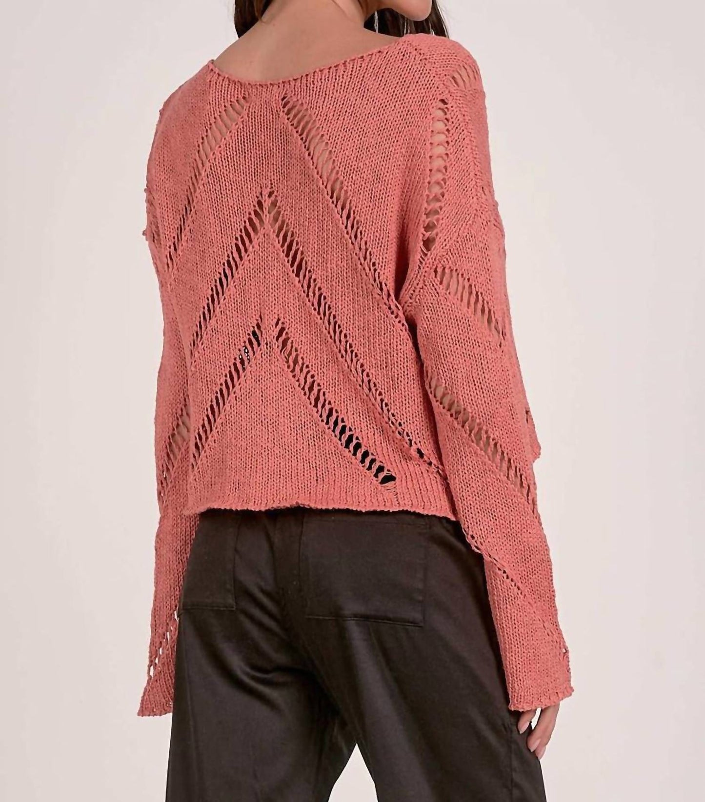 Elan - Ivy Cutout Sweater