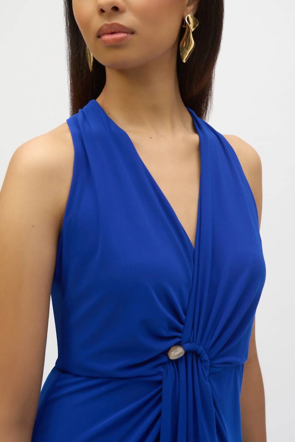 Joseph Ribkoff - Draped Front Halter Dress