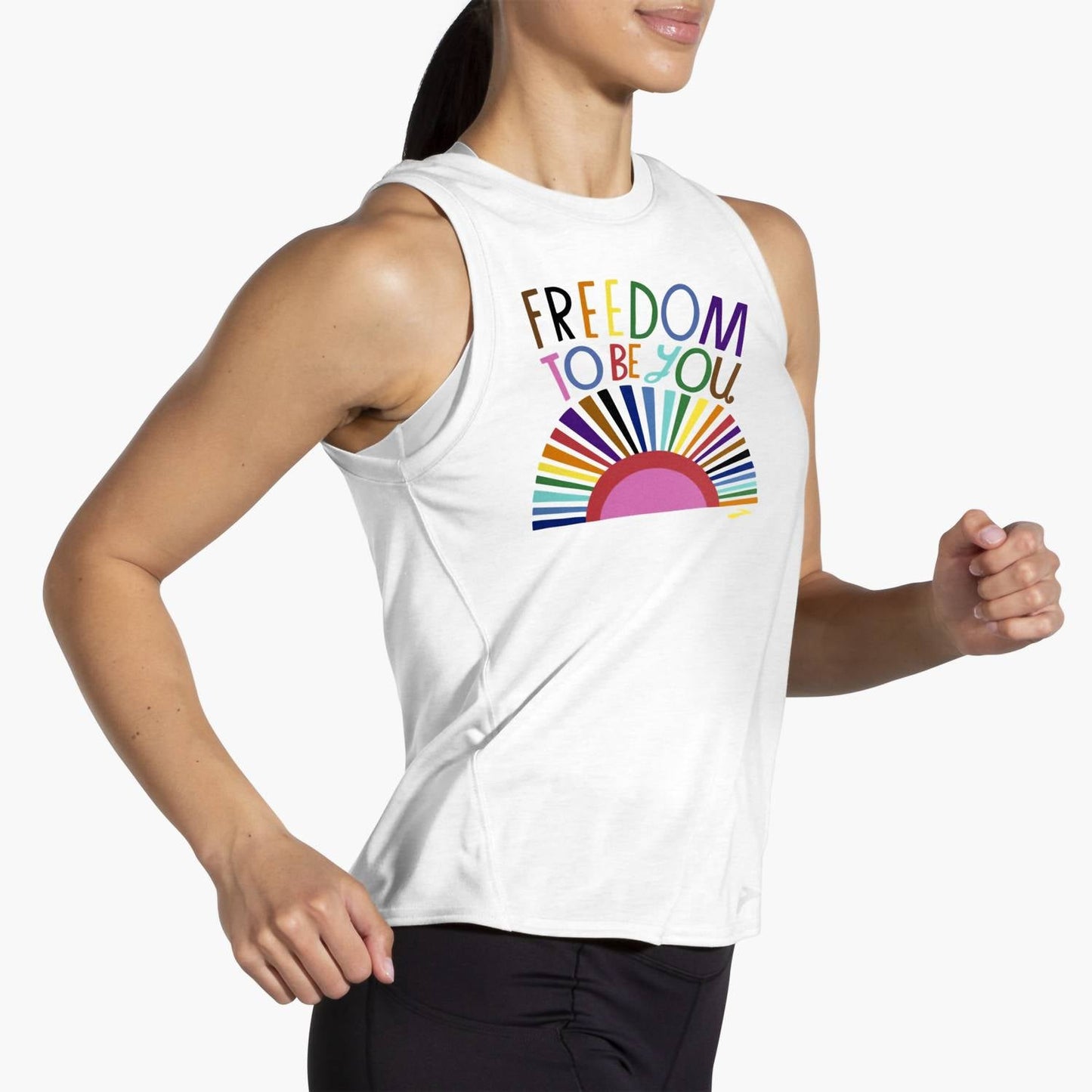 Brooks - WOMEN'S DISTANCE GRAPHIC TANK TOP
