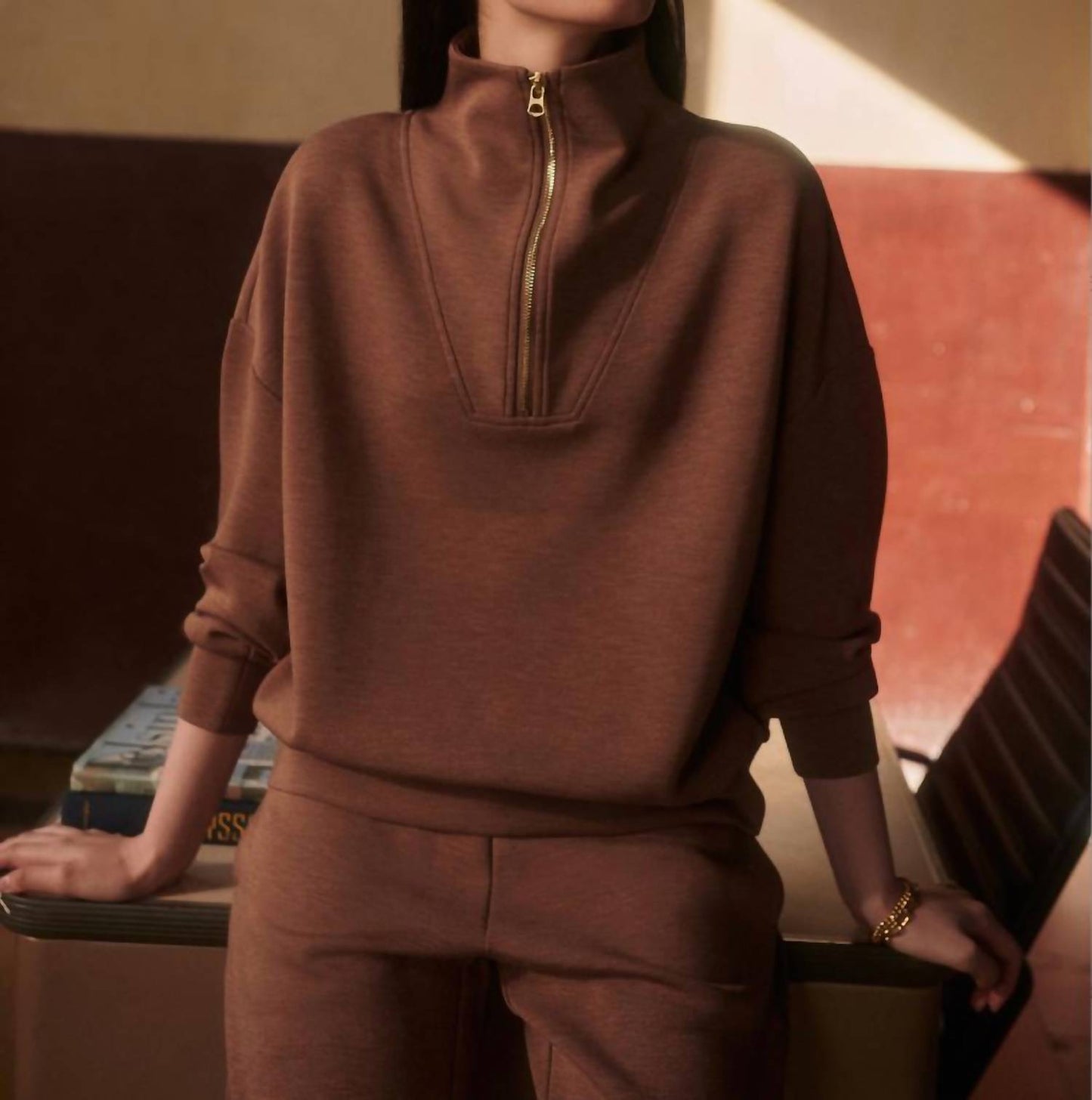 Varley - Hawley Half Zip Sweater