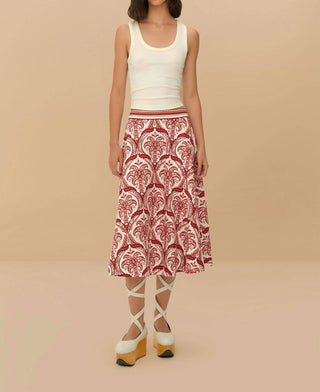 Farm Rio - Tropical Cameo Midi Skirt