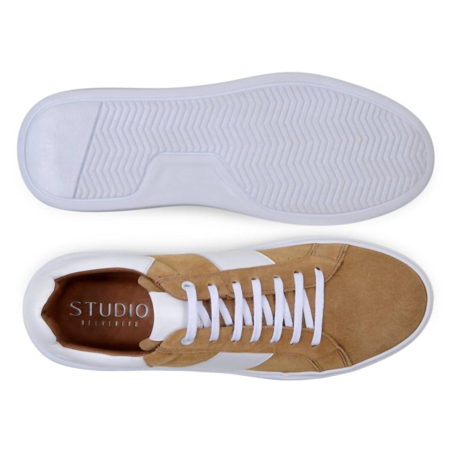 Belvedere - Men's Olivier Suede Leather Sneakers