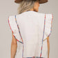 &Merci - Print Binding Quilted Vest