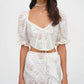 For Love & Lemons - Diana Patchwork Floral Top