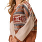 Bibi - Aztec Color Block Thermal Top - Plus