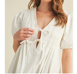 Cloud Ten - Front Tie Romper